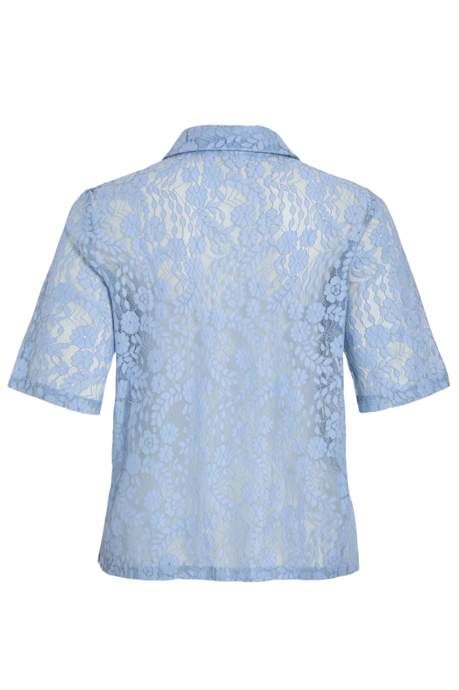 VISELLY 2/4 LACE SHIRT 14111250 BLISSFUL BLUE